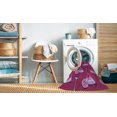 thumbnail image 2 of Ahgly Tapis Rectangulaire Lavable en Machine Intérieur Transitionnel Rouge Cramoisi, 2 Pieds x 4 Pieds, 2 of 7