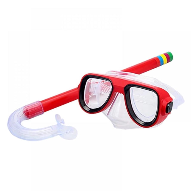 PENGXIANG Ensemble de Plongée pour Enfants Antibuée Équipement de Snorkeling Respiration Libre Haut Sec Masque de Snorkeling Anti-Fuite