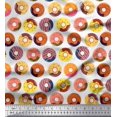 thumbnail image 1 of Soimoi Rayon Fabric Donuts Food Fabric Prints by Yard 56 Inch Wide, 1 of 5