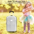 thumbnail image 4 of Baby Suitcase Toy Cute Plastic Rolling Suitcase Mini Luggage Box Luggage Toy, 4 of 7