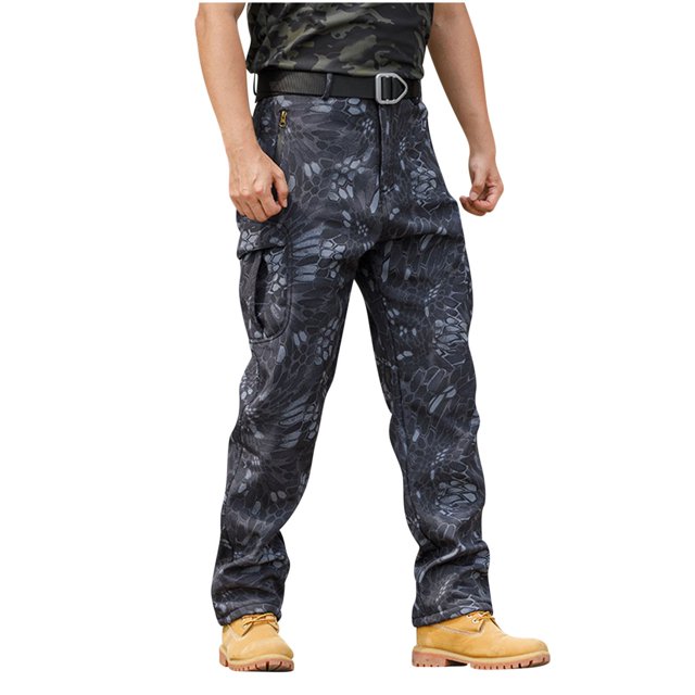 Jamicy Pantalon Cargo Homme Cadeaux pour Mari Pantalon Cargo Camouflage pour Homme Pantalon de Randonnée Extérieur Pantalon de Travail en Ripstop Pantalon à Multiples Poches