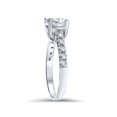 thumbnail image 2 of Bague de Fiançailles Solitaire en Diamant Taille Ronde 2 1/5 Ct en Or Blanc 14 K, 2 of 4
