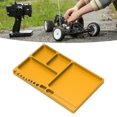 thumbnail image 4 of Magnetic Screw Tray, Large Space Portable Size RC Repair Screw Tray Aluminium Alloy  For DIY Gold, 4 of 8