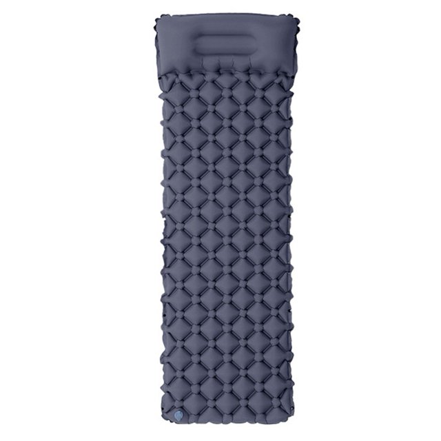 Ultra-Lightweight Inflatable Sleeping Pad with Foot Pump for Outdoor Comfort!
