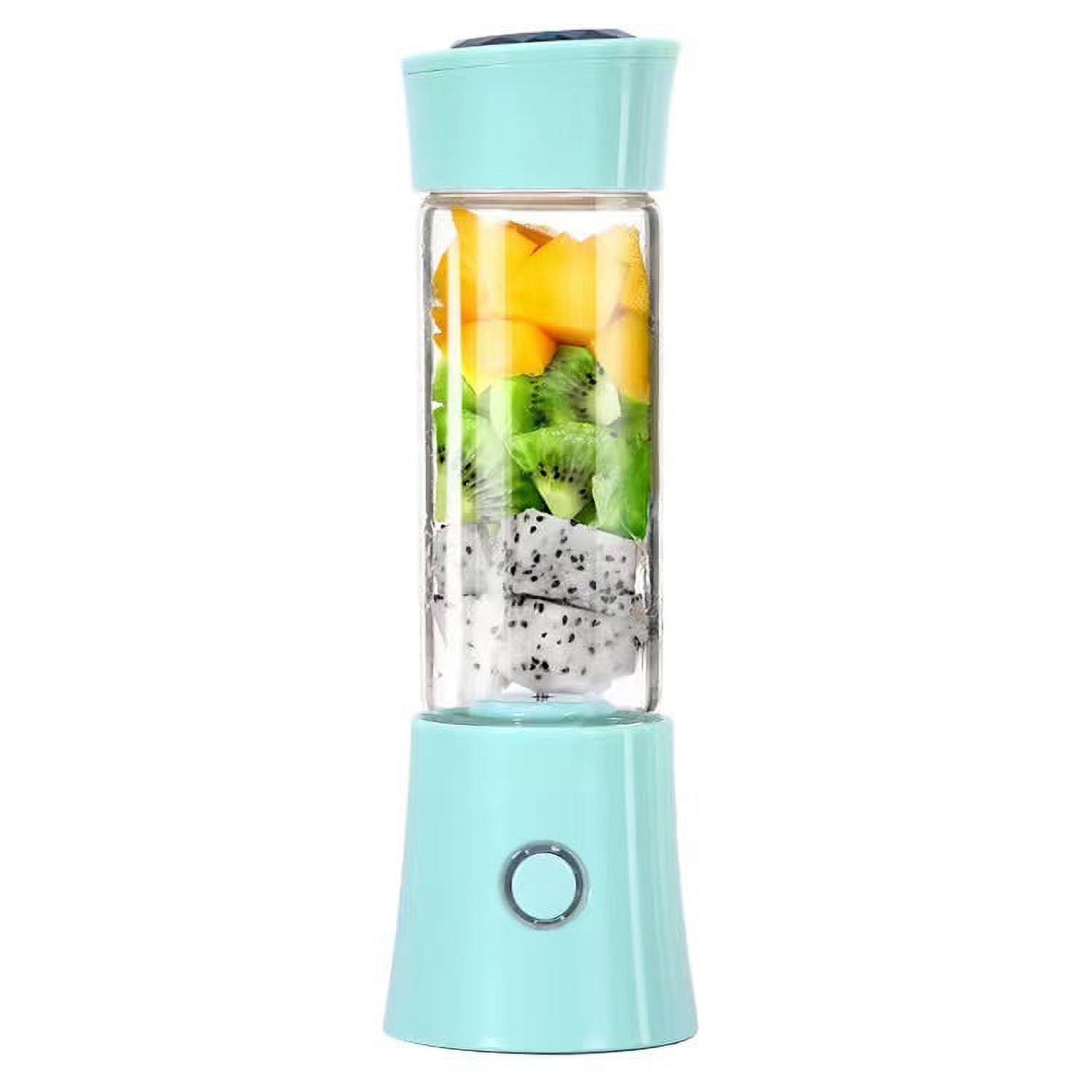 Jinsinto Portable Blender (Pink) Juice Blender, Milkshake, Fruit and Vegetable Juice, Mixer, Mini USB Smoothie Blender, for Sport and Home Travel