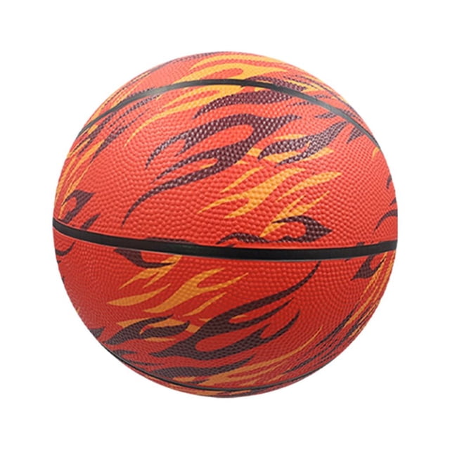 Transemion Good Hand Feeling Waterproof Basketball For Outdoor Games -proof Red- size 5 1Set