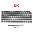thumbnail image 4 of New A1932 Key Keycaps Keys Cap butterfly Keyboards Repair For Macbook Air Retina 13inch 2018 2019 Year Czech, 4 of 6
