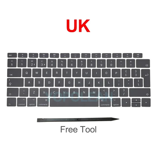 Nouvelle A1932 Key Keycaps Cap Papillon Claviers Réparation pour Macbook Air Retina 13 Pouces 2018 2019 Année UK
