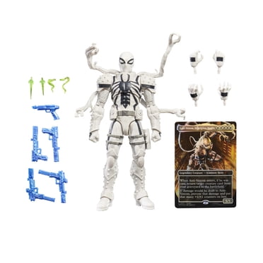Marvel Legends Series Magic: The Gathering, figurine Agent Anti-Venom avec carte premium exclusive
