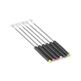thumbnail image 1 of Starfrit Fondue Forks Set, 6 Stainless Steel Forks with Color-Coded Plastic Handles, 8.8 Inch Long, Dishwasher Safe, Durable, Easy Grip, Perfect for Fondue Parties and Entertaining, 1 of 3
