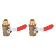 thumbnail image 2 of Ball Valve 1/4, Anti-Slip Mini Ball Valve  For Air Compressor Accessories, 2 of 8