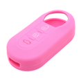 thumbnail image 1 of Unique Bargains Étui en Silicone Rose à Trois Boutons pour Télécommande de Voiture Fiat 500 Viaggioottimo, 1 of 5