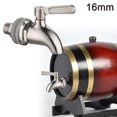 thumbnail image 1 of Durable Beverage Dispenser Replacement Spigot,Stainless Steel Polished Finished, Water Dispenser Replacement Faucet style1 16mm, 1 of 8
