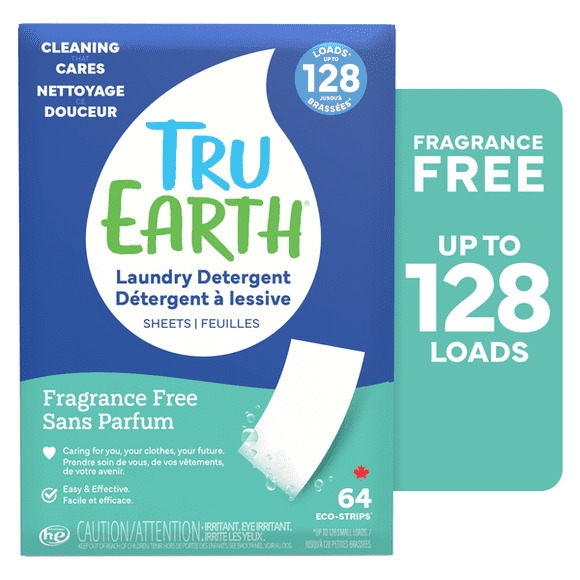 Tru Earth Laundry Detergent Sheets, Fragranc