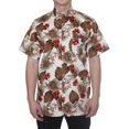 thumbnail image 1 of Gravity Threads Chemise Habillée Hawaïenne Tropicale, Ivoire Brun G, 1 of 2
