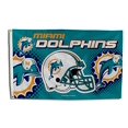 thumbnail image 1 of QIFEIHA Miami Dolphins Flag 3x5 Feet Banner Flag, 1 of 3