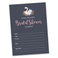 thumbnail image 2 of Inkdotpot 30SwanFill-In Style Bridal Shower Invitations Wedding Blank Invites, 2 of 8
