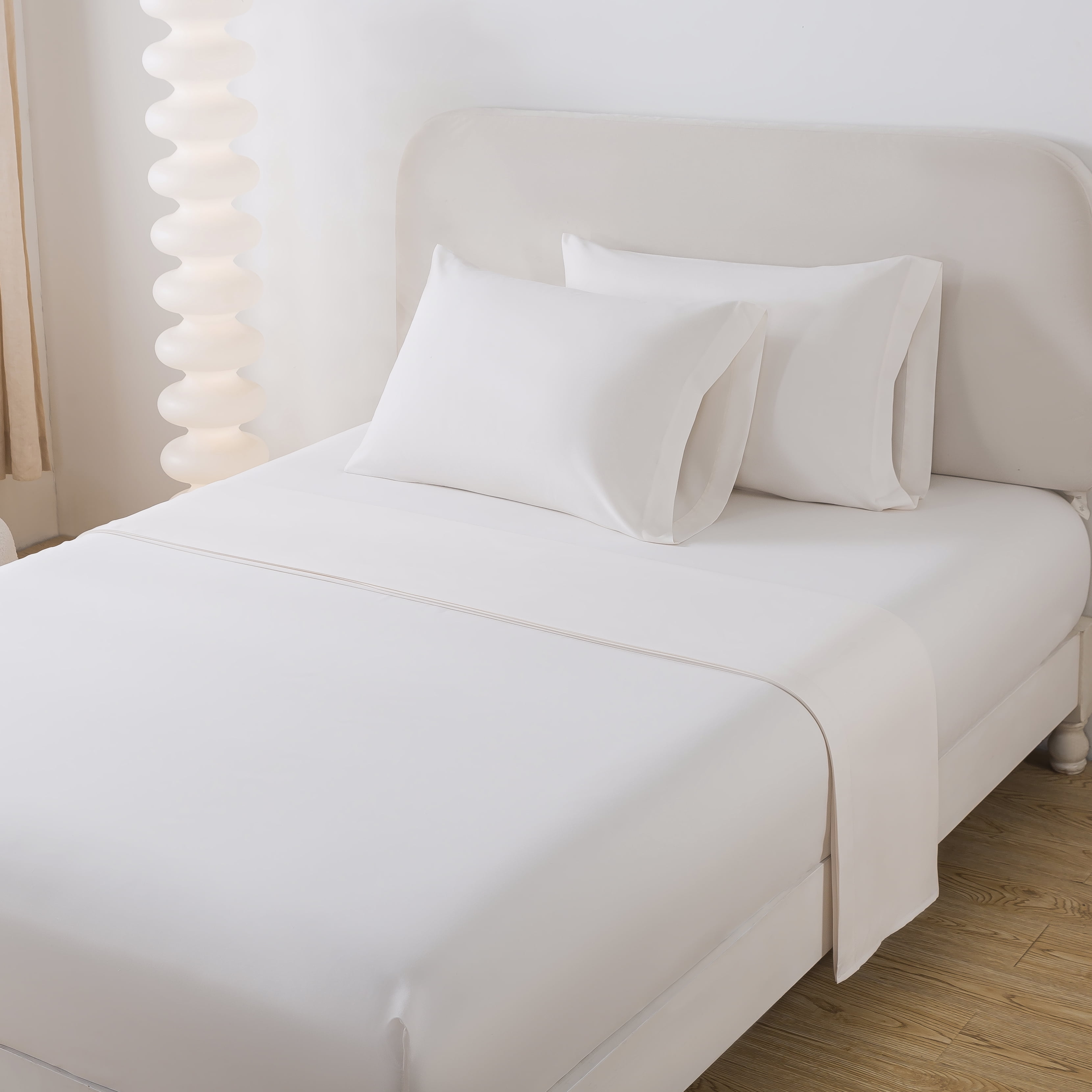 Mainstays – Ensemble de literie tout-en-un réversible avec couette et draps, 5 pièces, format simple très grand (Twin XL), rose blush