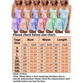thumbnail image 2 of Innerwin Sleepwear One Piece Ladies Overall Summer Elastic Waist Loose Fit Jumpsuit Green L, 2 of 2