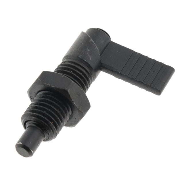 M16 Indexing Pin Knob Plunger Handle Spring Locating Pin Black - as Ã8mm dia