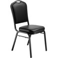 thumbnail image 1 of NPS 9300 Series 37" Metal and Deluxe Vinyl Stack Chair in Panther Black, 1 of 5