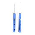 thumbnail image 2 of Suncoda Titanium Alloy Toothpicks, 2Pcs Multifunctional Retractable Portable Toothpick Outdoor Portable Telescopic Toothpick Tool Three Adjustment Fruit Label Disassembly Express Delivery, 2 of 5