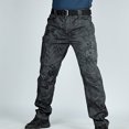 thumbnail image 4 of 2023 Cargo Pants for Men on Clearance Solid Color Plus Size Multiple Pockets Cargo Trousers Work Wear Combat Cargo Pocket, 4 of 8