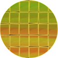 thumbnail image 1 of Ahgly Company Machine Washable Indoor Round Transitional Golden Brown Yellow Area Rugs, 7' Round, 1 of 7