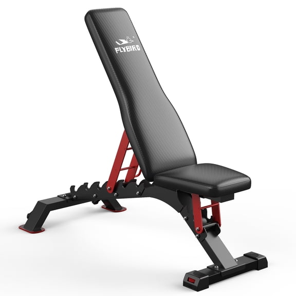FLYBIRD Banc de Musculation, Capacité de Poids 1200 Lb Banc d'Entraînement de Force Banc d'Entraînement Robuste et Ajustable