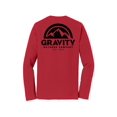 thumbnail image 2 of Gravity Outdoor Co. Chandail à Manches Longues - CardInal - Logo Noir - G, 2 of 2