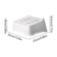 thumbnail image 3 of Yhmxh Home Decor Office DecorFoot For Under Desk At Work Office Desk Accessories Foot Stool Ergonomic Adjust Footrest Under Desk Footrest For Back Leg Pain ReliefChair Home Essentials, 3 of 6