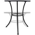 thumbnail image 2 of vidaXL 3 Piece Bistro Set Ceramic Tile Blue and White, 2 of 5