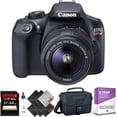 thumbnail image 3 of Canon EOS Rebel T6 DSLR Camera +18-55mm and 75-300mm Lenses Kit + 64GB Memory Ca, 3 of 3