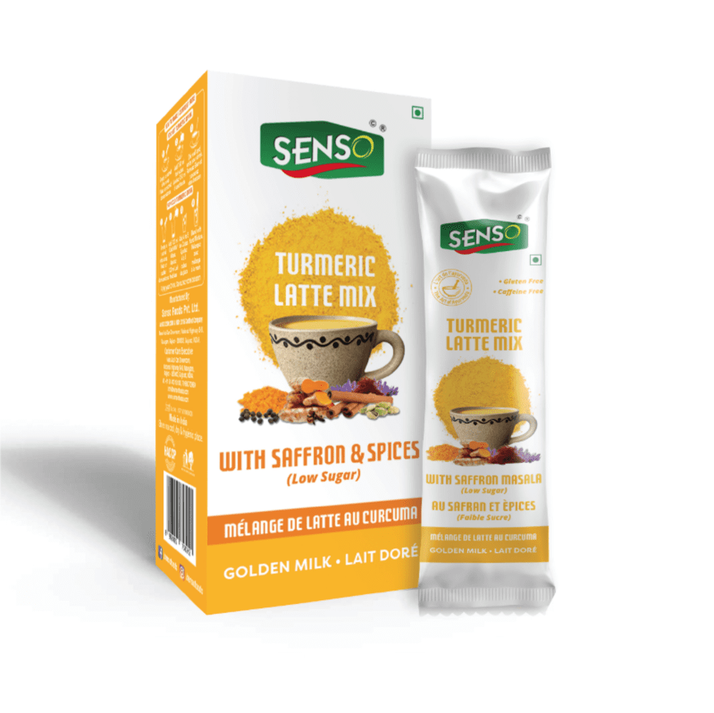 Senso Turmeric Latte Mix, 6 Single Serve Sticks