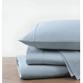 thumbnail image 1 of Kindlier 100% Organic Cotton Sheet Set – Deep Pocket Bedding Set Twin, Sky Blue, 1 of 5