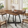 thumbnail image 3 of Square Dining Table for 2, 31.5" Industrial Dinner Table, 3 of 5
