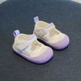 thumbnail image 3 of B91xZ Chaussures de Robe pour Tout-Petites Fille Fleur Fête Mariage Ballerines Fille Fleur, Violet 4.5, 3 of 5