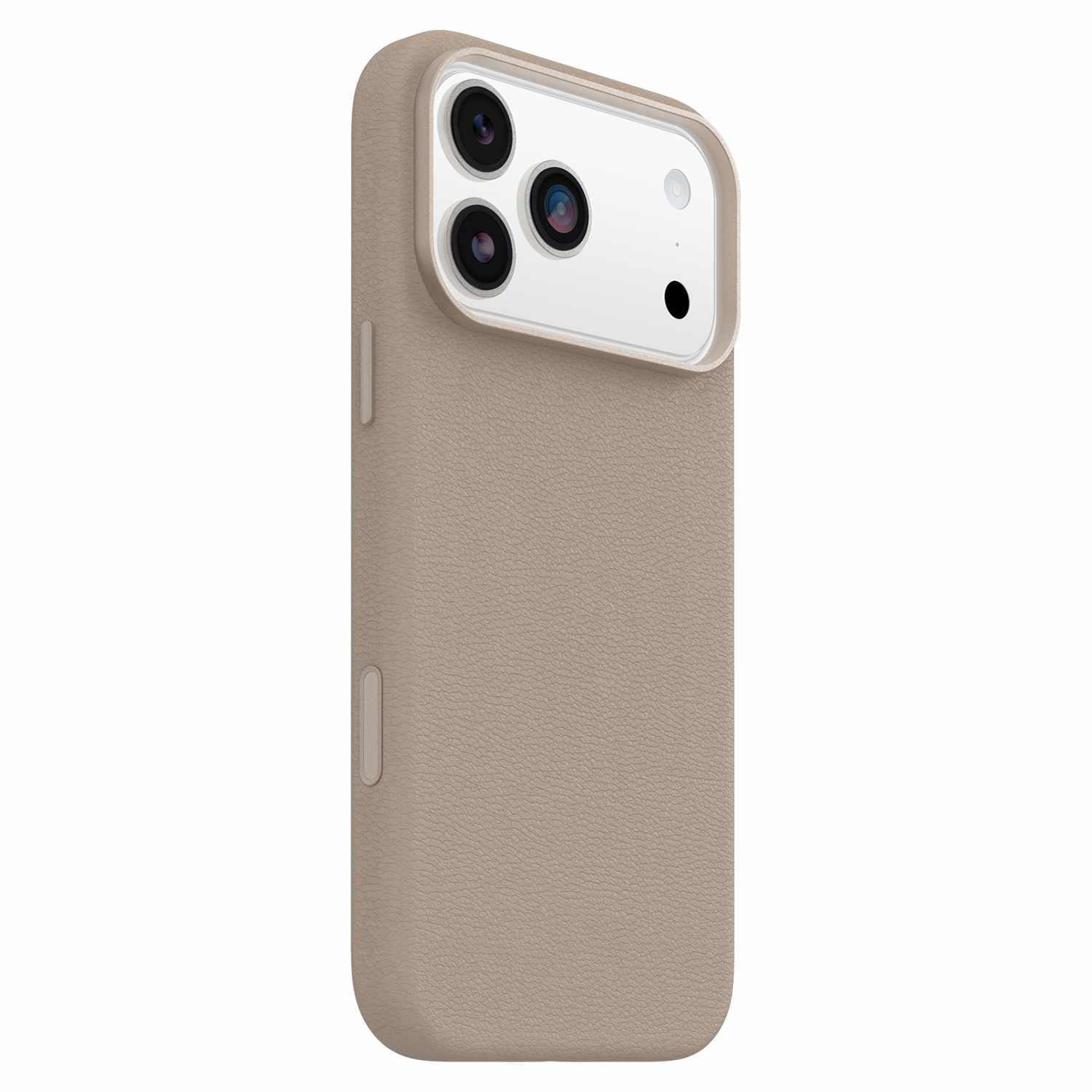 OtterBox Symmetry Cactus Leather MagSafe Case w/Camera Control Grey Comfort for iPhone 17 Pro