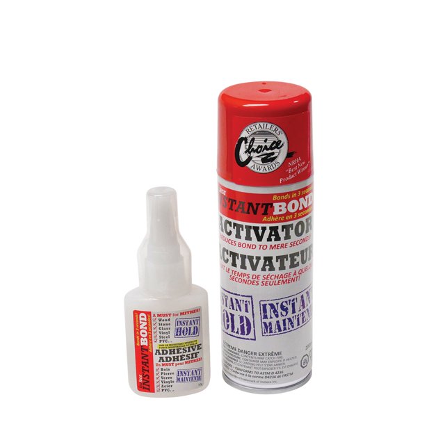 Crazy Glue Instant Bond Adhésif 50 g / Activateur 200 ml