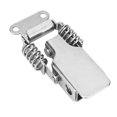 thumbnail image 3 of FLAMEEN 2Pcs Ressort Loquet Serrure Fer Nickelé / Acier Inoxydable 201 Hasp Boucle de Fixation Quincaillerie Raccord, Verrouillage de Verrouillage à Bascule, Boucle, 3 of 8