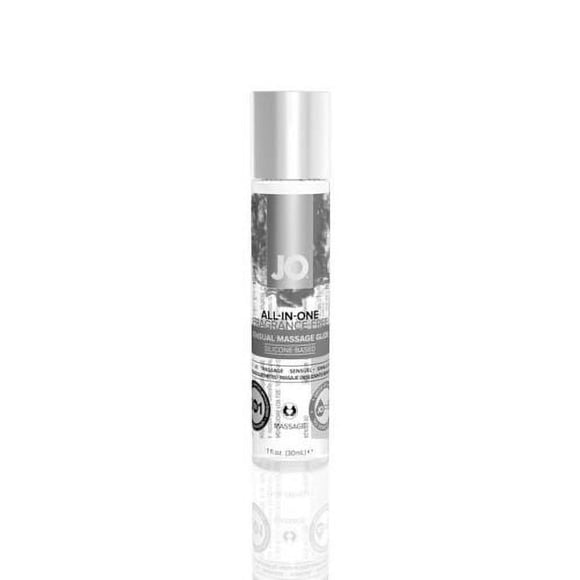 JO All-In-One Sensual Massage Oil, Scented, Nourishing and Hydrating, Silicone-Based Gel
