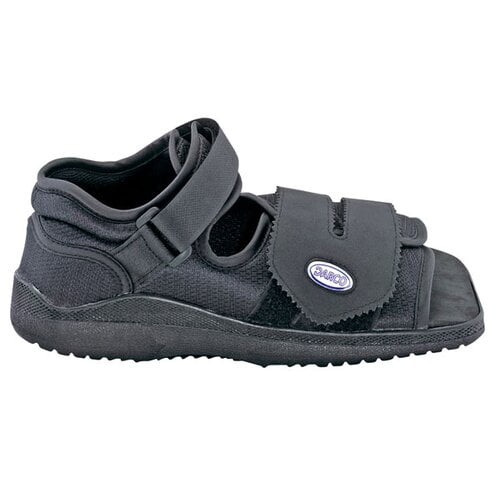 Complete Medical Darco Med-Surg Shoe Black Square-Toe Women's, Medium, 0.6 Pound