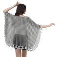 thumbnail image 4 of Moomaya Open Front Printed Shrug Printed Kimono Sleeve Beach Cover Up For Women, 4 of 5