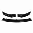 thumbnail image 4 of Front Bumper Lip Spoiler For Tesla Model 3 2017-2023 Gloss Black Carbon Fiber Look Bumper Splitters, 4 of 7