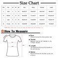 thumbnail image 3 of SMihono Hauts pour Femmes Été Chic Décontracté Impression Mode Printemps et Été Col Rond Manches Courtes Blouse T-shirt Oversize pour Femmes 2023, 3 of 8