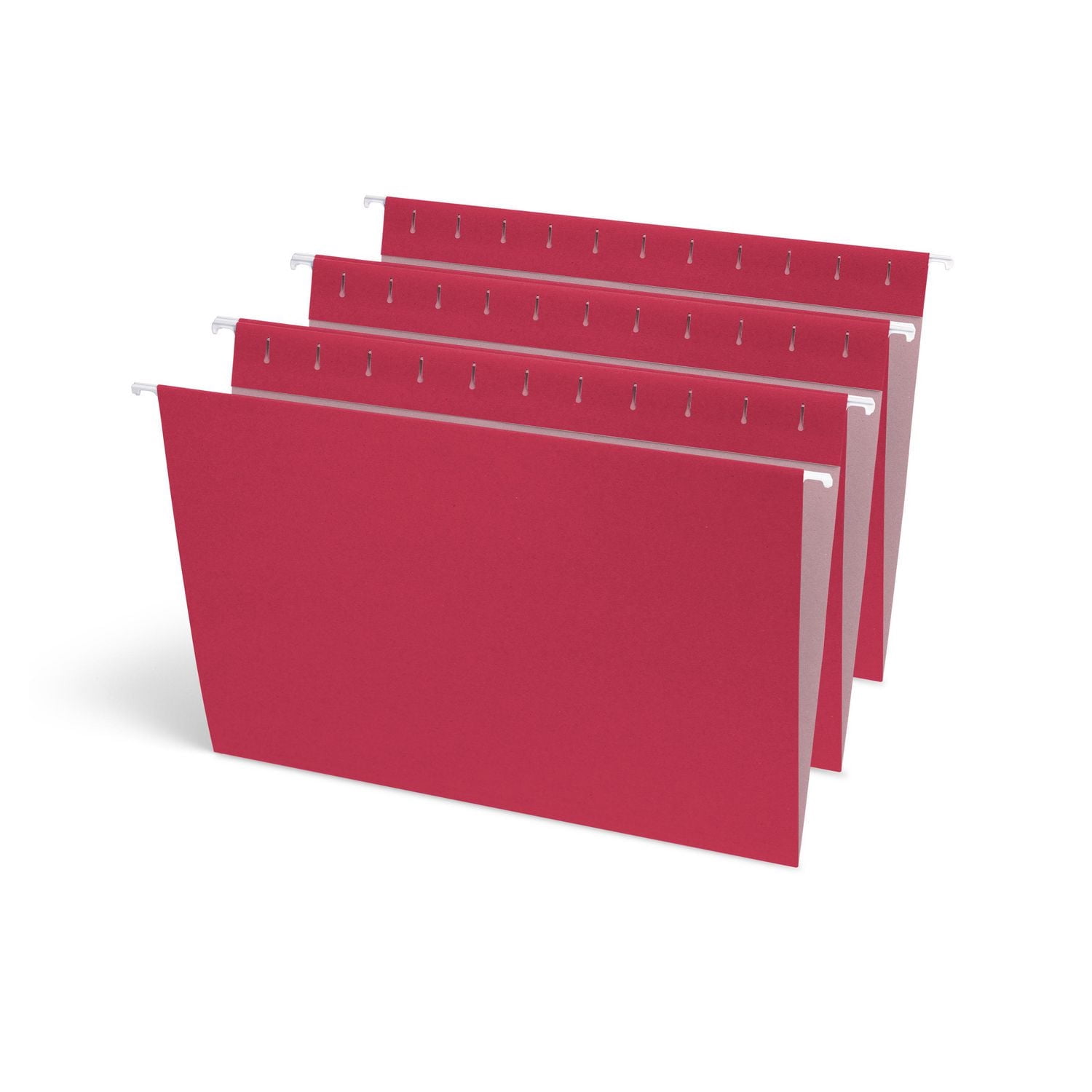 Chemises Suspendues Continental Format Lettre, Couleur Rouge, 6 Unités