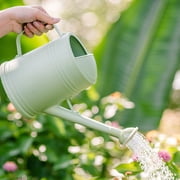 ZZkhGO Large Capacity 2L Watering Can, Long Spout Garden Watering Can for Patio Plants, Plastic Watering Can with Detachable Spray Head for Indoor Outdoor Use