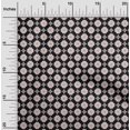 thumbnail image 2 of oneOone Polyester Spandex Black Fabric Asian Ornamental Tile Craft Projects Decor Fabric Printed By The Yard 56 Inch Wide, 2 of 4