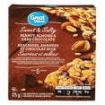 thumbnail image 1 of Great Value Sweet & Salty Peanut, Almond & Dark Chocolate Bars, 1 of 4