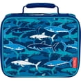 thumbnail image 1 of Sac à Lunch Isotherme à Compartiment Unique Thermos Pour Enfants Avec Doublure, Requins, 1 of 5